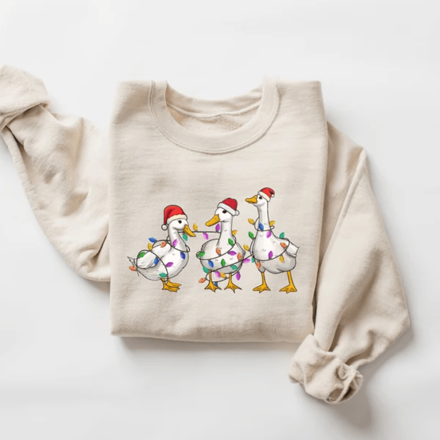 DUCK CHRISTMAS SWEATER